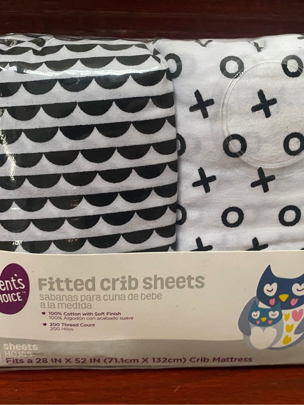 Set of 2 Fitted crib sheets, Brand NEW!